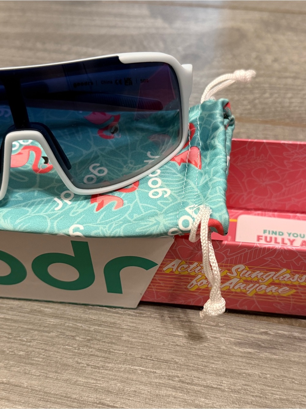 goodr Astro G Kidnapped by a Cyborg Polarized Sunglasses NIB